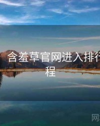 图解版：含羞草官网进入排行榜全流程