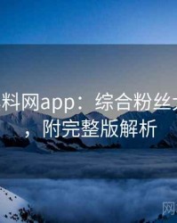 0965. 黑料网app：综合粉丝大战盘点，附完整版解析