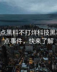 0684. 盘点黑料不打烊科技黑幕十大焦点事件，快来了解