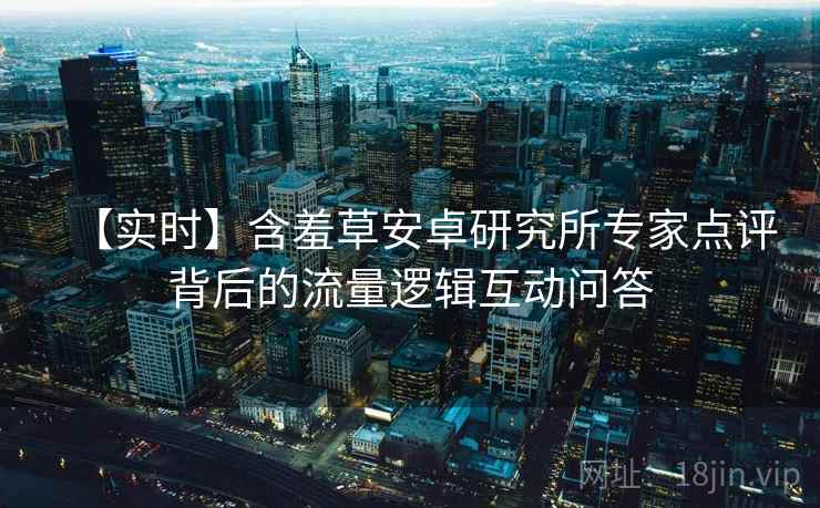 【实时】含羞草安卓研究所专家点评背后的流量逻辑互动问答 【实时】含羞草安卓研究所专家点评背后的流量逻辑互动问答